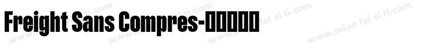 Freight Sans Compres字体转换